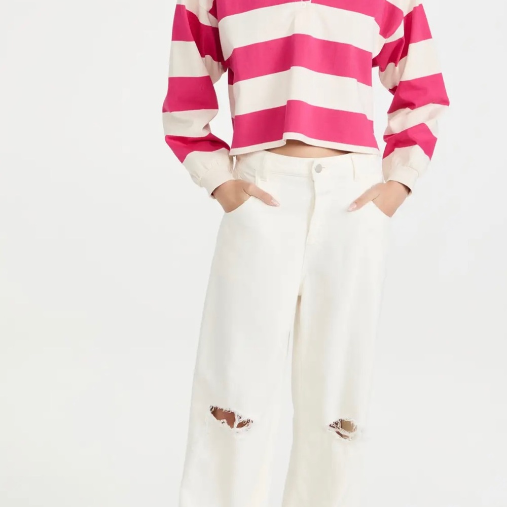- NWT-Rebecca Minkoff
Gwen Rugby Shirt - Picture 2 of 10